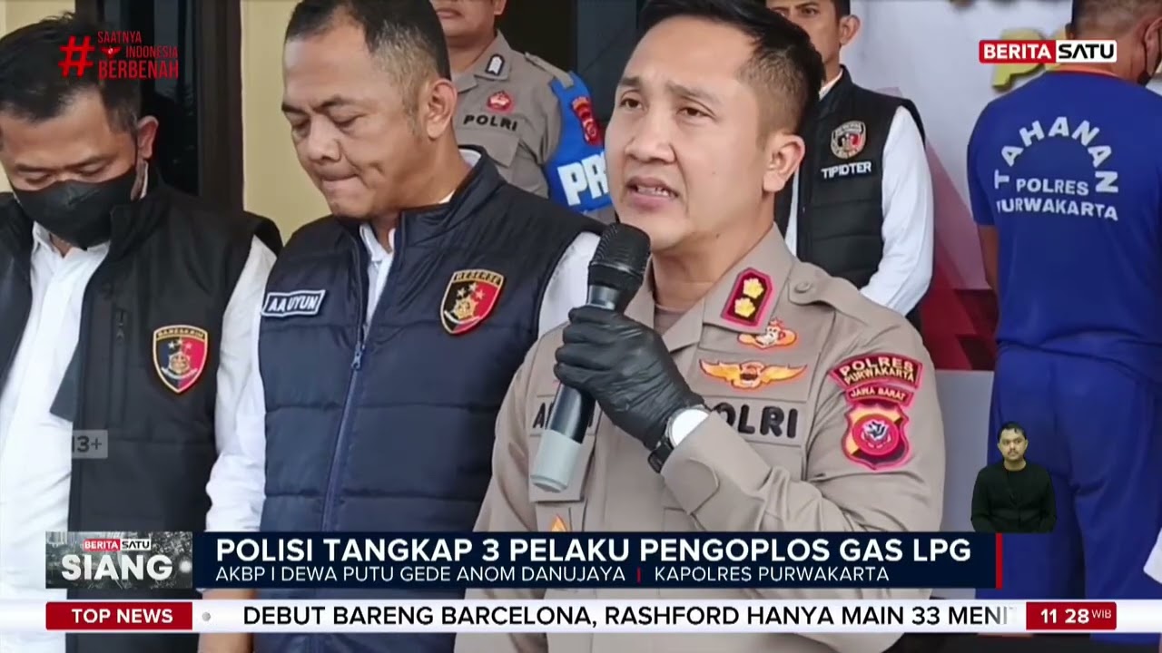 Tiga Tersangka Oplos Elpiji Ditangkap Polres Purwakarta #Beritasatu