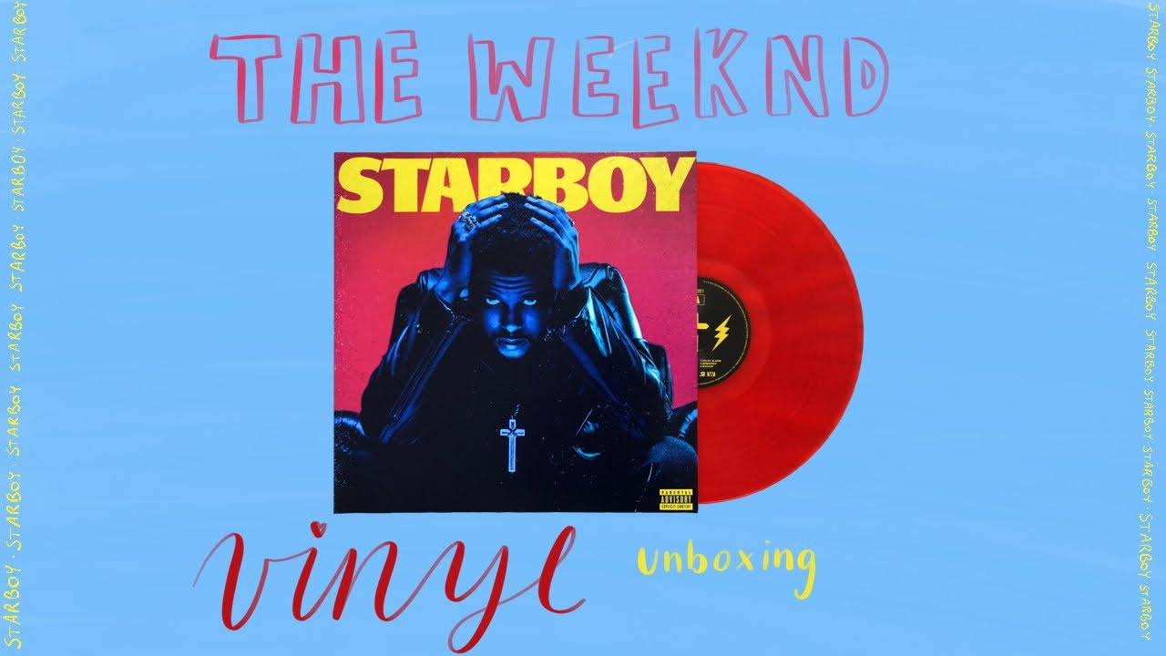 The Weeknd - STARBOY - red translucent VINYL UNBOXING 
