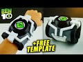 How To Make BEN 10 Reboot Season 4 Omni-Kix | Functional Alien Interface +FREE TEMPLATE DIY Omnitrix