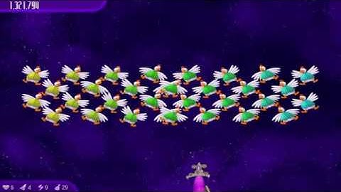 Chicken Invaders 4 - Chapter 2. Beating the Giant Robotic Space Crab!