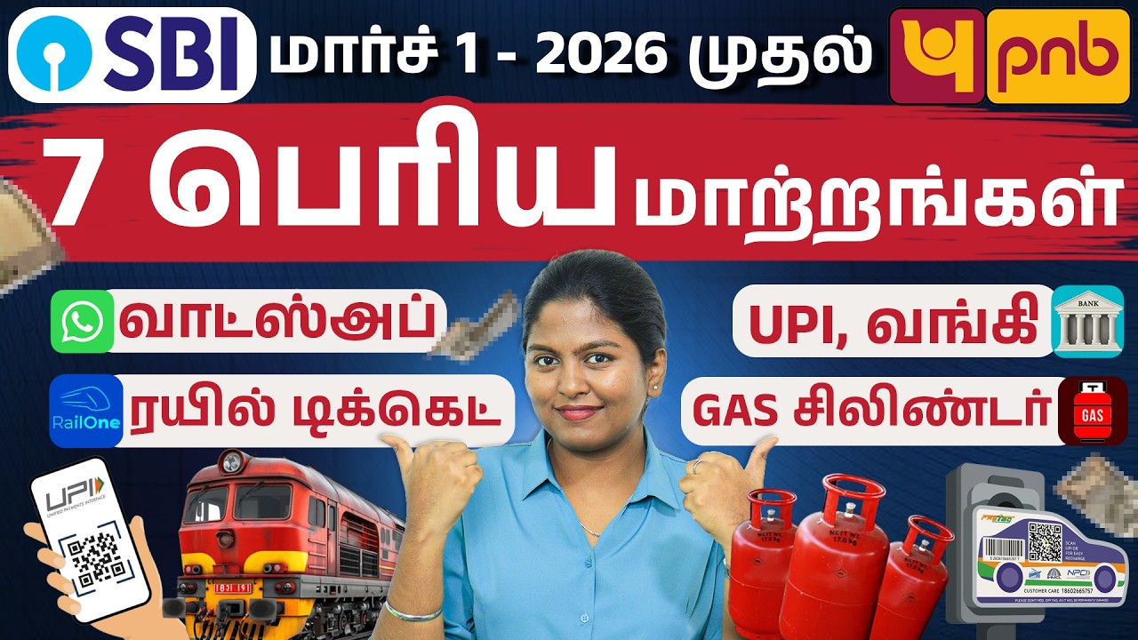 7 Big Changes from March 1st 2026 📢 UPI Limits, Bank Updates, WhatsApp SIM Rules, FASTag & More