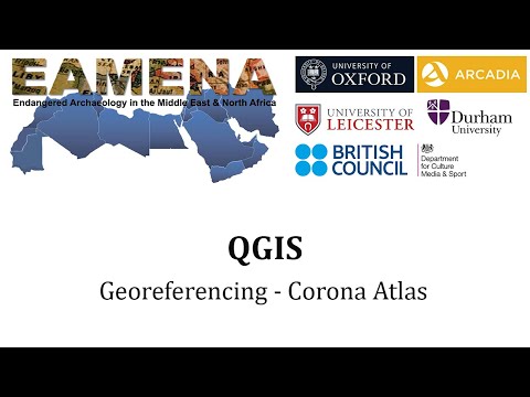 GIS 2.3.1 QGIS - Georeferencing (Corona Atlas)