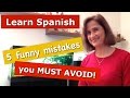 5 errores cómicos durante las clases de español