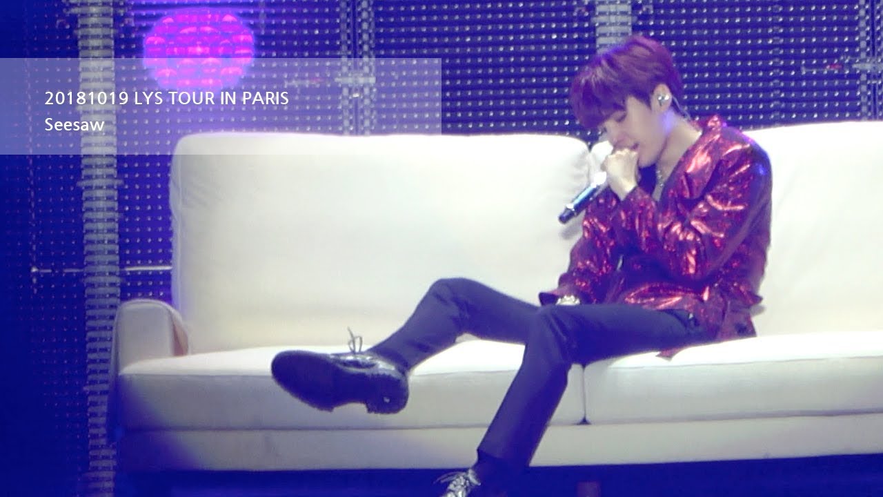 [4K]181019 방탄소년단 LYS IN PARIS BTS Seesaw 시소 방탄소년단 슈가 직캠