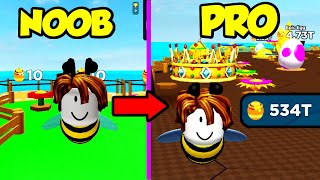 I Unlocked All Worlds in Beeface Be A Bee - Roblox