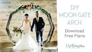 How To Make A Wood Wedding Arch Moongate Arch