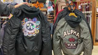 小牧市　イオン小牧店　アルファインダストリーズ　ALPHA MA-1フライトジャケット　ミリタリージャケット