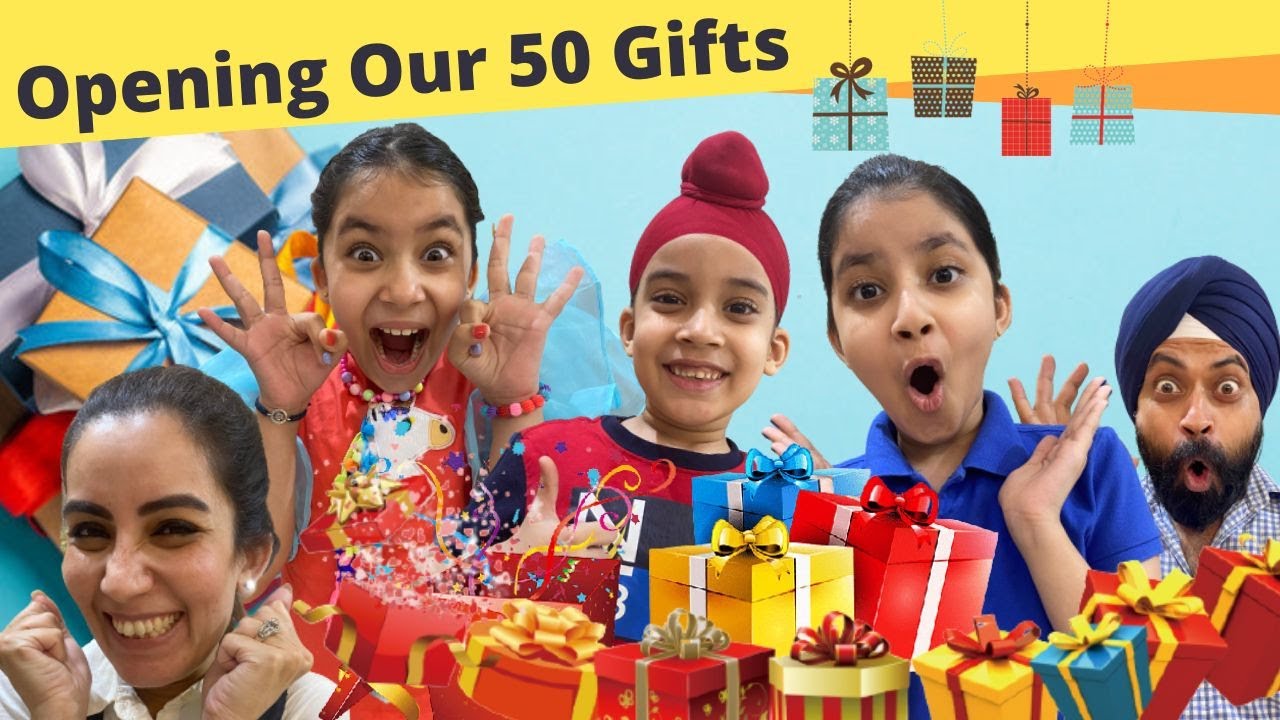 Unboxing Our 50 Gifts | RS 1313 VLOGS | Ramneek Singh 1313