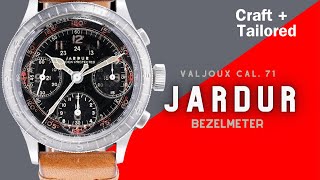 1940s Jardur Bezelmeter Aviation Chronograph