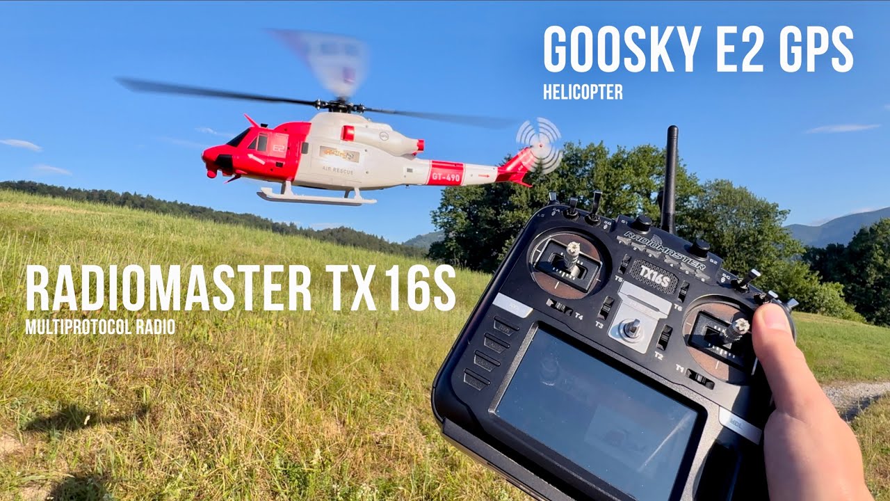 Goosky E2 GPS & TX16S | Test Flight + SETUP (EdgeTX) | Stirlingkit