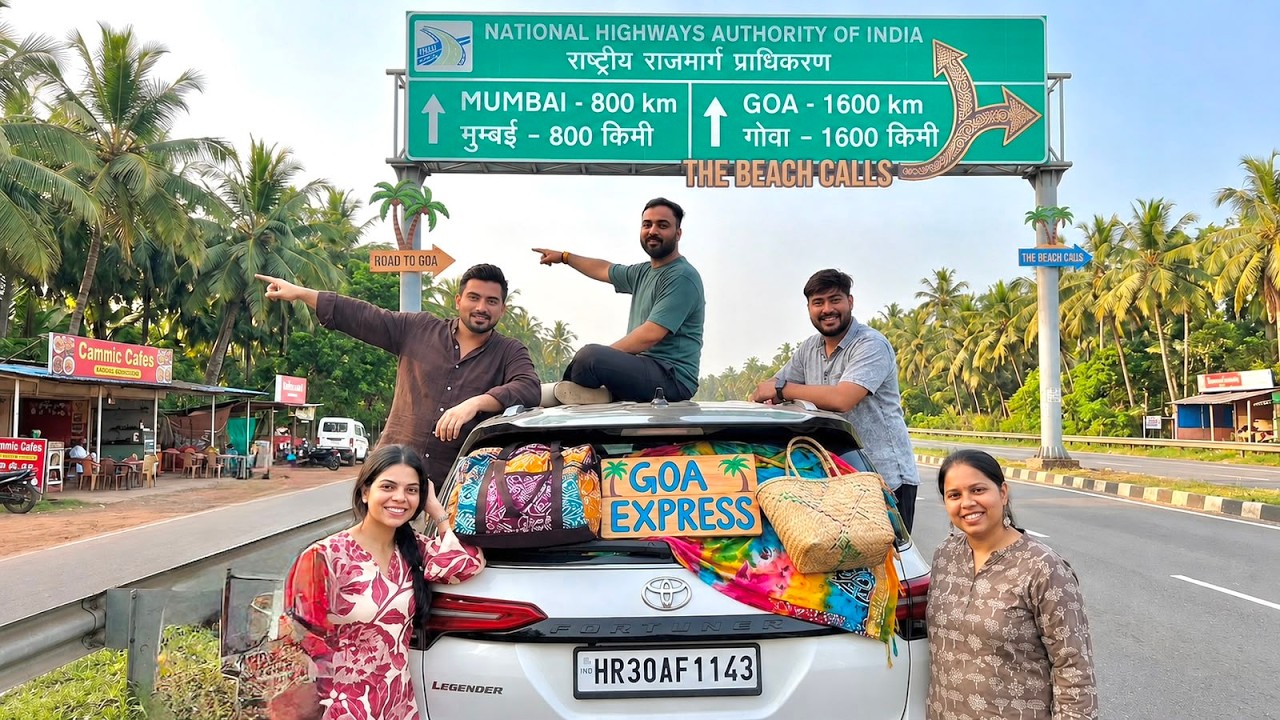 Finally!! THE DREAM TRIP 😍 Our Fortuner Legender 4X4 to GOA.. 1300kms by Road