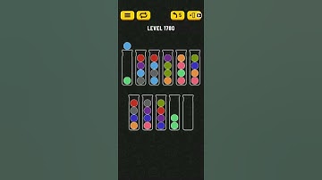 Ball Sort Puzzle Level 1780  🎯 All level without extra tube 😂 Game Walkthrough 😘