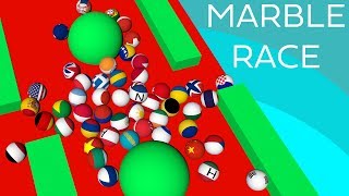 Countryballs Marble Race 3D | 50 countries