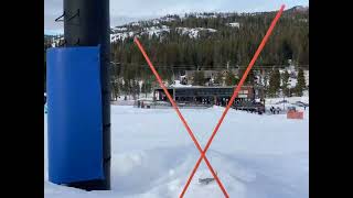 20220117 3:30 Keira ski all by her self 3/4 way stay tuned for all the way
