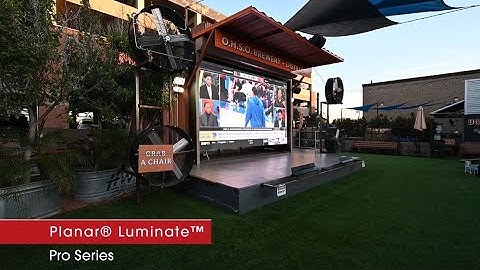 Planar Outdoor LED Video Wall Provides Visual Centerpiece for Open-Air O.H.S.O. Brewery