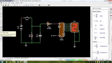 Circuit Wizard (Livewire) Tutorial - Counter Circuit With Seven Segment