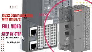 CI522 module Communication with ABB PLC (PM5072 CPU) #abbplc #ci522_module  #ip_address