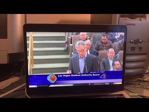 Oakland Raiders Don Webb Speaks On Cable-Net Roof Problem At Las Vegas Stadium Authority Meeting