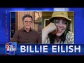 "You're Seeing A Sliver Of My Life At That Time" - Billie Eilish Talks To Stephen Colbert - EXTENDED