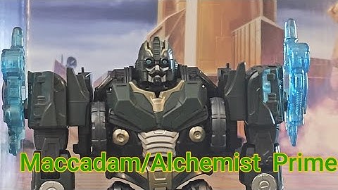 Transformers AOTP Maccadam/Alchemist Prime | Skit review