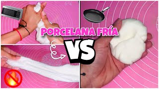 PORCELANA FRÍA de 3 FORMAS SARTÉN🍳, MICRO📺 y SIN CALOR 🚫🔥 / cuál funciona mejor? / ART MILY