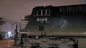 Pacing an empty coal drag in Norfolk