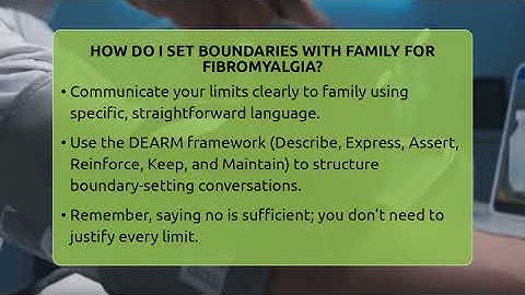 How Do I Set Boundaries With Family For Fibromyalgia? - Fibromyalgia Wellness Channel