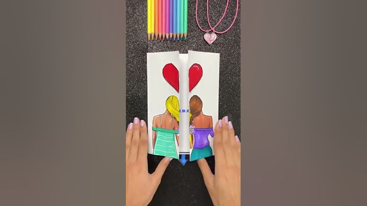 Best friend card #diy #friendscard #lovecard #drawing #art #shorts