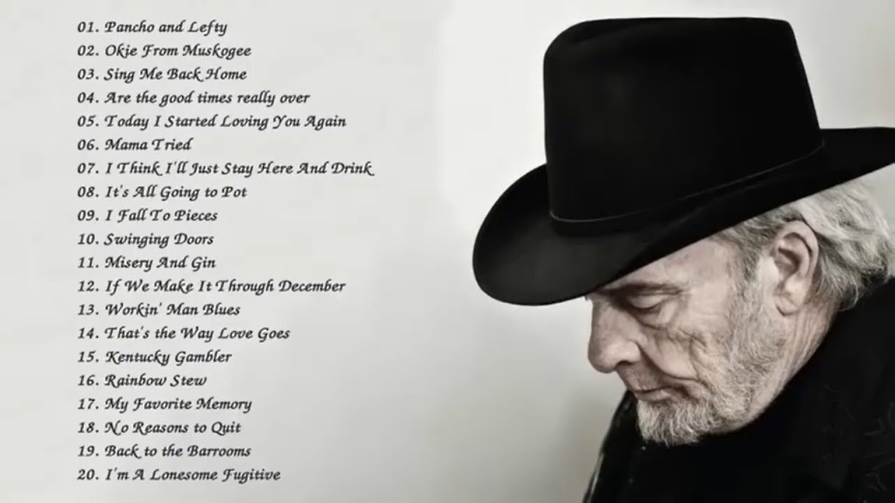 Merle Haggard Greatest Hits 2022 - Best Songs Of Merle Haggard ...