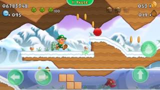 Lep's World 3, Winter Land, Level 2-11 walkthrough with 3 Gold Pots (Android, iOS game app) screenshot 3