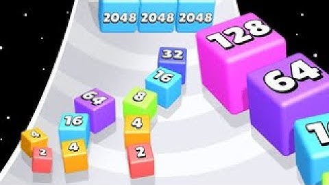 🍎2048 SNAKE CUBE - Level Up Number Blocks (Max Level)