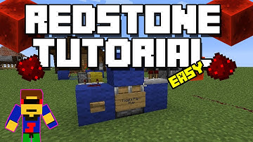 Easy Redstone Tutorial | Flip Flop | Pulse Shortener | Clock Circuit