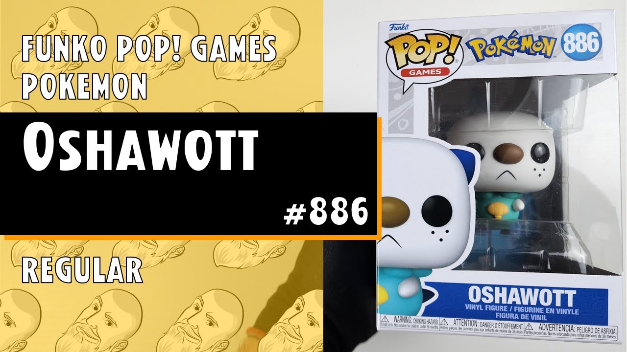 Funko POP Games Pokemon - Oshawott white