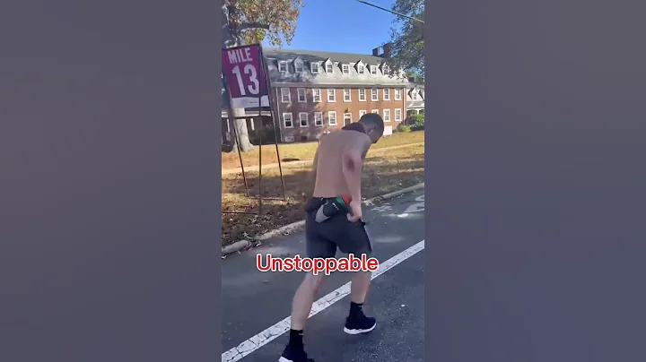 He ran a MARATHON without training 😱🏃‍♂️ #shorts - DayDayNews