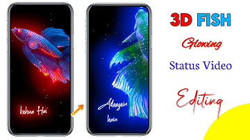 3D Fish in Water  Light Effect Lyrical Video Editing| Alight Motion+Node video Editing In 4k RCTECHS