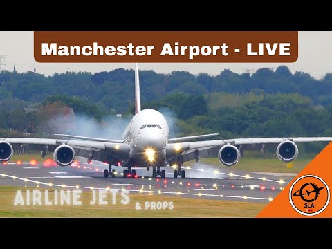 Airport watch - LIVE - Airbus A380, A350, 787 and more! Saturday 6th September Manchester Airport