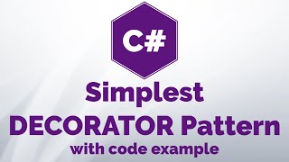 Simplest Decorator Design Pattern in C#