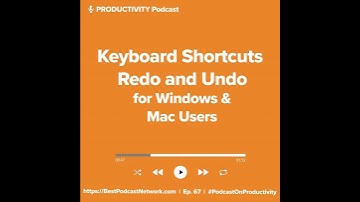 Keyboard Shortcuts Redo and Undo for Windows and Mac Users