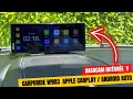 Test du display apple carplay capuride  dashcam