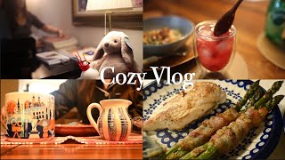 Cozy vlog, easy simple bread, cooking tortinello lunch, tortilla, chicken breast cordon blue
