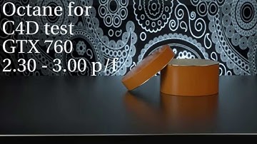 Octane for C4D. Product render test.