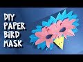 How to make a bird mask – DIY – Easy Papercraft Bird Mask