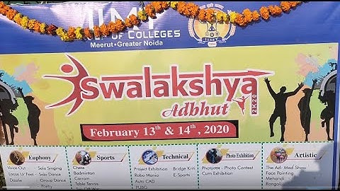 IIMT FEST "SWALAKSHYA ADBHUT 2K20" February 13th & 14th , 2020 #Vlog- 005