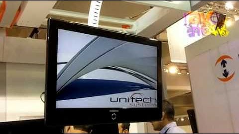 ISE 2012: Unitech Systems Introduce Flat Panel Display Rail for Home and Office Use