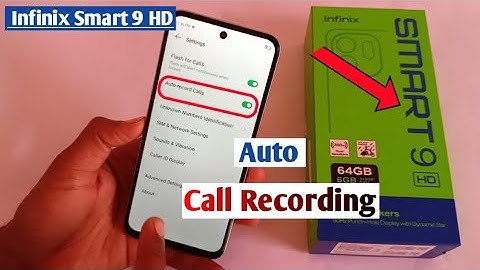 infinix smart 9 hd auto call recording kaise kare | how to call recording in infinix smart 9 hd