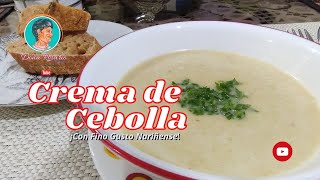 Crema de Cebolla por Rosario Narváez  T5