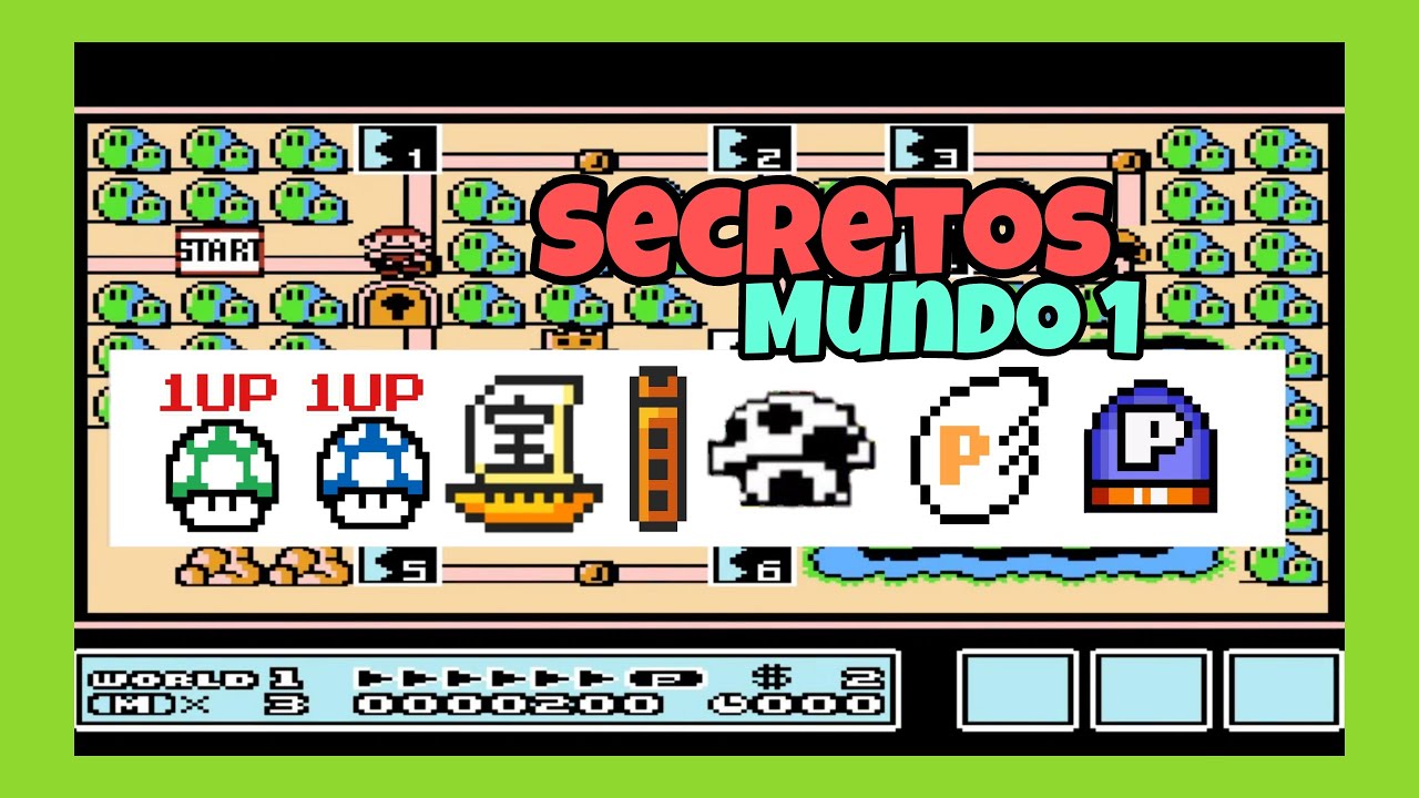 Trucos mario bros 3 mundo 1