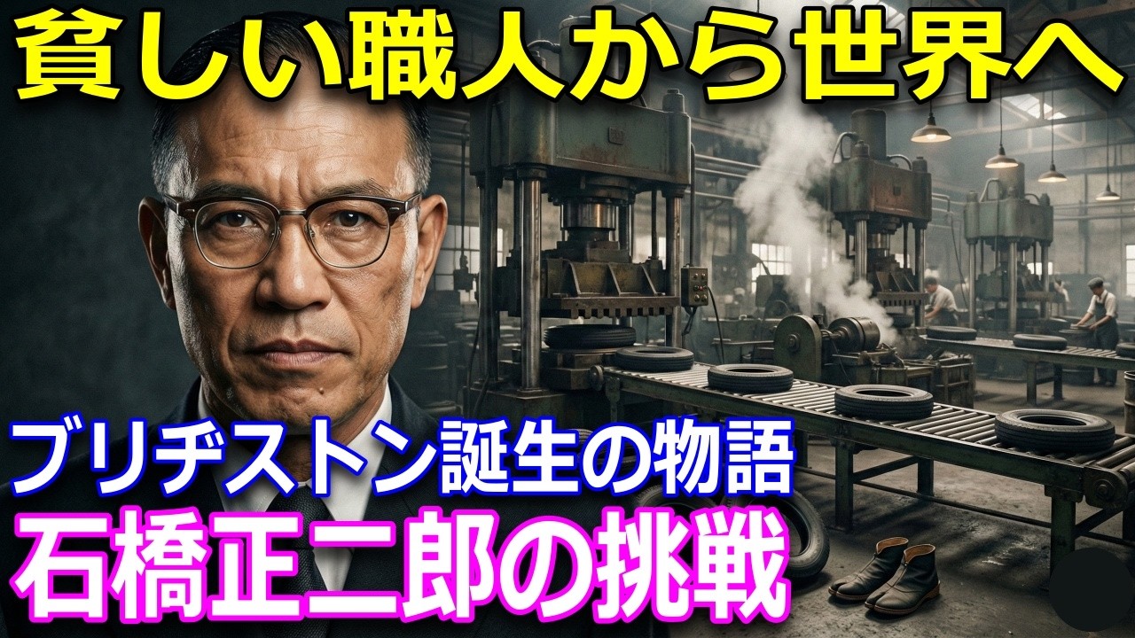 ブリヂストン創業者・石橋正二郎　足袋職人からブリヂストン創業までの逆転人生