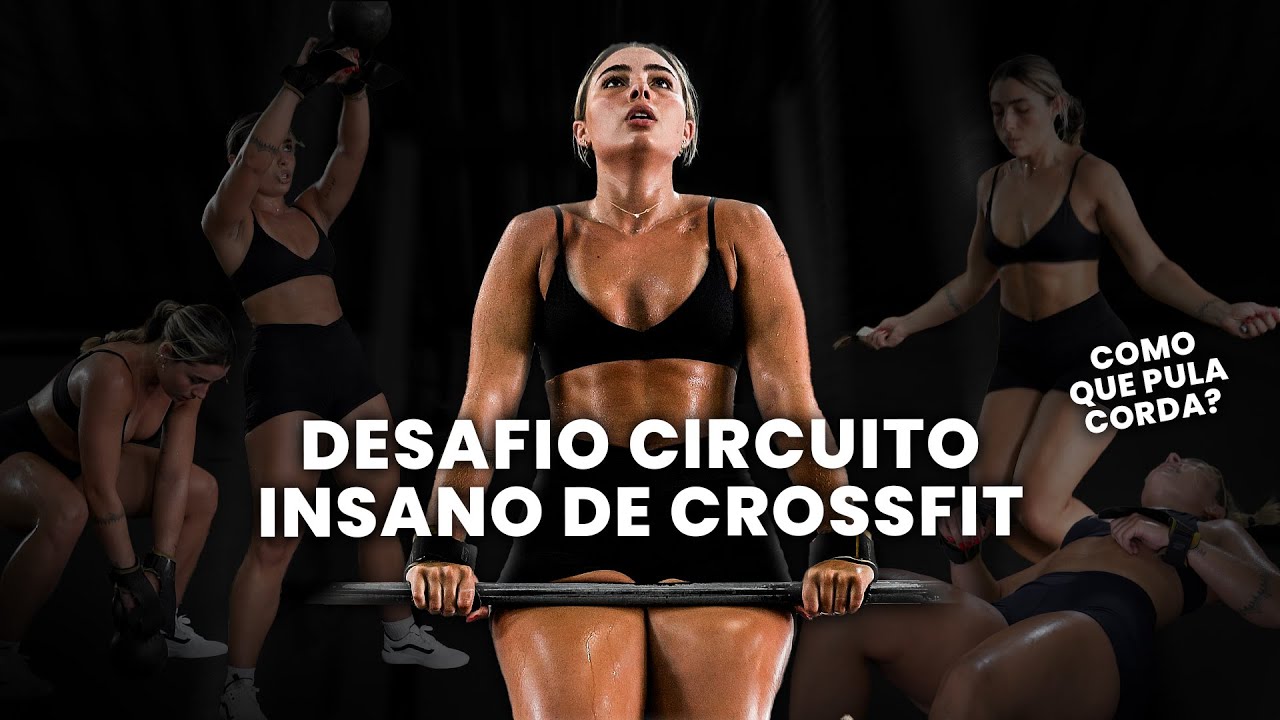 CIRCUITO INSANO NO CROSSFIT | maria vieira