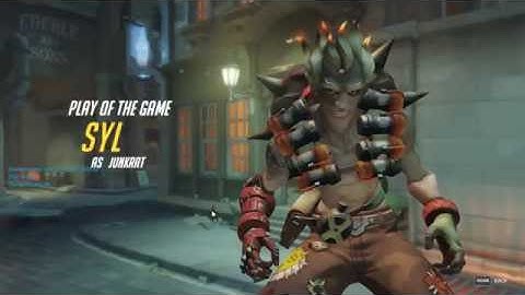 Junkrat Rip-Tire Team Kill Play of the Game #1